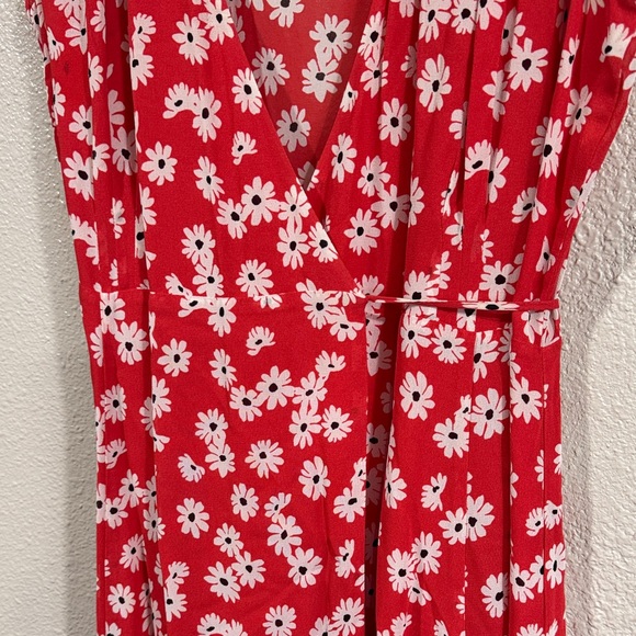Reformation Red Floral Maxi Dress - Picture 4 of 16